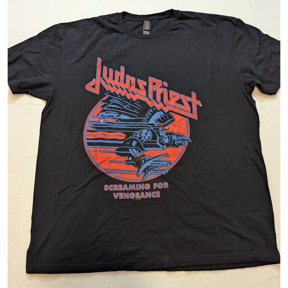 Judas Priest Screaming For Vengeance Band T Shirt Metal Graphic XL